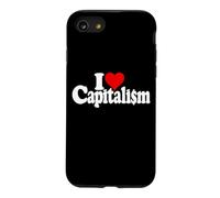 Carcasa para iPhone SE (2020) / 7/8 Amo EL CAPITALISMO del CORAZÓN CAPITALISTAS MERCADOS Libres