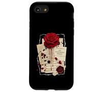 Carcasa para iPhone SE (2020) / 7/8 An Enduring Trace Dark Academia Gothic Bleeding Rose Vintage