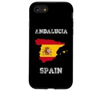 Carcasa para iPhone SE (2020) / 7/8 Andalucía España Vintage España Bandera Mapa Diseño