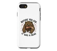 Carcasa para iPhone SE (2020) / 7/8 Antes de Preguntar fue un amputado de Brazo Divertido de Oso