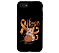 Carcasa para iPhone SE (2020) / 7/8 Apéndice Concientización sobre el Cáncer Cinta Naranja Gato Lindo