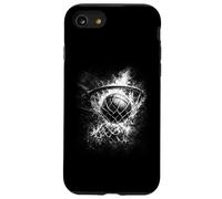 Carcasa para iPhone SE (2020) / 7/8 Aro de Baloncesto flameante Fiery and Slam Dunk