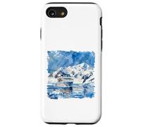 Carcasa para iPhone SE (2020) / 7/8 Arte de Acuarela de Crucero de la Antártida