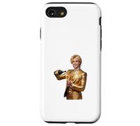 Carcasa para iPhone SE (2020) / 7/8 Arte de mentalidad de celebración de la ambición Dorada