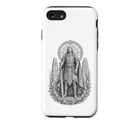 Carcasa para iPhone SE (2020) / 7/8 Arte de Nuada Celtic Silver Hand Warrior King Line