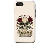 Carcasa para iPhone SE (2020) / 7/8 Arte gótico del Tatuaje de Las Rosas del Amor Verdadero Nunca morirá