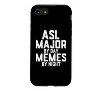 Carcasa para iPhone SE (2020) / 7/8 ASL Major by Day Memes por Noche Sordo Lenguaje de Señas Americano