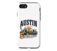 Carcasa para iPhone SE (2020) / 7/8 Austin Texas Live Music Capital Estilo Guitarra Vintage