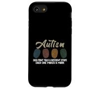 Carcasa para iPhone SE (2020) / 7/8 Autismo de Huellas Dactilares Cada impresión Cuenta una Historia Diferente niño