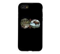Carcasa para iPhone SE (2020) / 7/8 Aventura al Aire Libre Alce Canoa Camping Senderismo Arte del Desierto