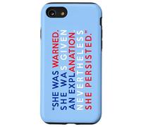 Carcasa para iPhone SE (2020) / 7/8 Bandera Americana Que fue advertida sin Embargo Ella persistió