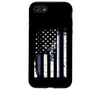 Carcasa para iPhone SE (2020) / 7/8 Bandera de Israel Envejecido, Encima, Bandera Americana
