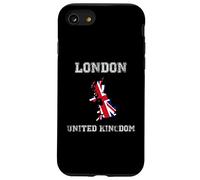 Carcasa para iPhone SE (2020) / 7/8 Bandera Envejecida del Reino Unido Orgullo de Londres