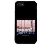 Carcasa para iPhone SE (2020) / 7/8 Barcelona Cataluña Skyline España Vintage Souvenir