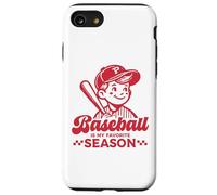 Carcasa para iPhone SE (2020) / 7/8 Baseball Is My Favorite Season - Camiseta Deportiva Divertida para Jugador Retro