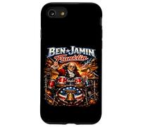 Carcasa para iPhone SE (2020) / 7/8 Benjamin Franklin Drummer Patriotic Rock Legend Design!