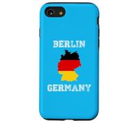 Carcasa para iPhone SE (2020) / 7/8 Berlín Alemania Vintage Alemania Bandera Mapa Diseño