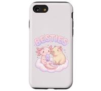 Carcasa para iPhone SE (2020) / 7/8 Besties Axolotl Capybara Bubble Tea Lindo Kawaii Anime Animal