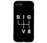 Carcasa para iPhone SE (2020) / 7/8 Big V8 Cambio 4 Marchas - Diseño Muscle Car Vintage