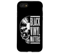 Carcasa para iPhone SE (2020) / 7/8 Black Vinyl Matters Vintage Record Lover Gothic Skull LP