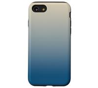 Carcasa para iPhone SE (2020) / 7/8 Blue Beige Gradient Aesthetic - Minimalist Ombre Design for