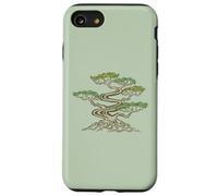 Carcasa para iPhone SE (2020) / 7/8 Bonsai - Árbol de meditación japonés para jardín Zen japonés, Verde y marrón