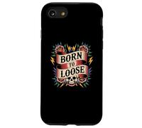 Carcasa para iPhone SE (2020) / 7/8 Born To Loose Gramática Broma Tatuaje Mal Escrito Cita Incorrecta