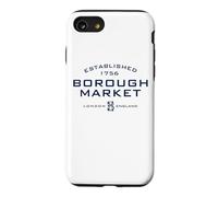 Carcasa para iPhone SE (2020) / 7/8 Borough Market Londres Inglaterra estableció 1756 Navy Print