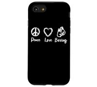 Carcasa para iPhone SE (2020) / 7/8 Boxeador Motivación Paz Amor Boxeo