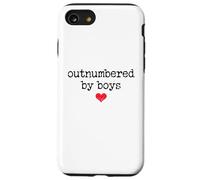 Carcasa para iPhone SE (2020) / 7/8 Boy Mom Outnumbered by Boys Mama,I Love My Sons,Mom of Boys