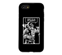 Carcasa para iPhone SE (2020) / 7/8 Brindemos por Todos ustedes, bichos raros, Dead Goth Skull Astronaut