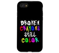 Carcasa para iPhone SE (2020) / 7/8 Broken Crayons Still Color Mental Health Awareness