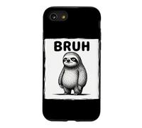 Carcasa para iPhone SE (2020) / 7/8 Bruh Grumpy Sloth Funny Meme Irónico Perezoso Perezoso Amante