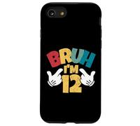 Carcasa para iPhone SE (2020) / 7/8 Bruh Im 12 12th Birthday Boy Retro Doce Años Niños