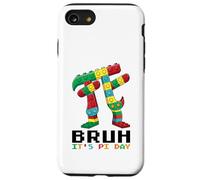 Carcasa para iPhone SE (2020) / 7/8 Bruh It's Pi Day Dabbing Pi Brick Pi Bloques Constructor de Ladrillos