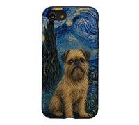 Carcasa para iPhone SE (2020) / 7/8 Bruselas Perro Van Gogh Noche Estrellada