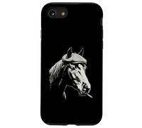 Carcasa para iPhone SE (2020) / 7/8 Caballo Cigarrillo Fuma Mafia Meme Granja