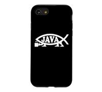 Carcasa para iPhone SE (2020) / 7/8 Café Java Darwin Evolucionista Pescado Ateos No Creyente