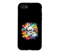 Carcasa para iPhone SE (2020) / 7/8 Calavera con Lirios para godos y emos
