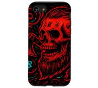 Carcasa para iPhone SE (2020) / 7/8 Calavera vikinga y Hacha