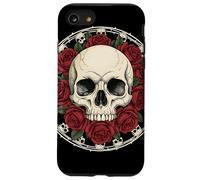 Carcasa para iPhone SE (2020) / 7/8 Calavera y Rosas diseño gótico de Terror