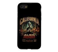 Carcasa para iPhone SE (2020) / 7/8 California Alien Invasion Retro UFO UAP Extraterrestre