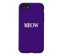 Carcasa para iPhone SE (2020) / 7/8 Camisa That Says Meow: un diseño Que Dice Miau