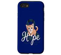 Carcasa para iPhone SE (2020) / 7/8 Cat Blue Colon Cancer - Cinta de concientización sobre el cáncer colorrectal