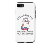 Carcasa para iPhone SE (2020) / 7/8 Caticorns Fly When They Sale The Closet Cat Unicorn Fun