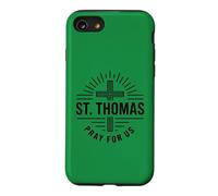 Carcasa para iPhone SE (2020) / 7/8 Católico Santo Tomás Oración por Nosotros Oración Cristiana