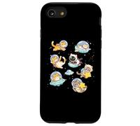 Carcasa para iPhone SE (2020) / 7/8 Cats In Space Funny Kitten Astronaut Space Men Women Kids