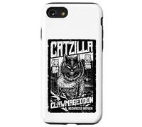 Carcasa para iPhone SE (2020) / 7/8 Catzilla Vintage Japonés Cat Lover Monster Movie Poster