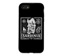 Carcasa para iPhone SE (2020) / 7/8 Cerdeña Italia Mapa Xilografía Impresión