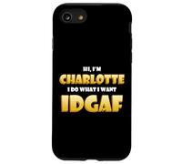 Carcasa para iPhone SE (2020) / 7/8 Charlotte Costume Idgaf Meme Funny Char Costume Charlottes